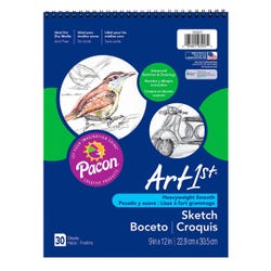 Pacon Art1st Sketch Book, 9 x 12 Inches, 30 Sheets