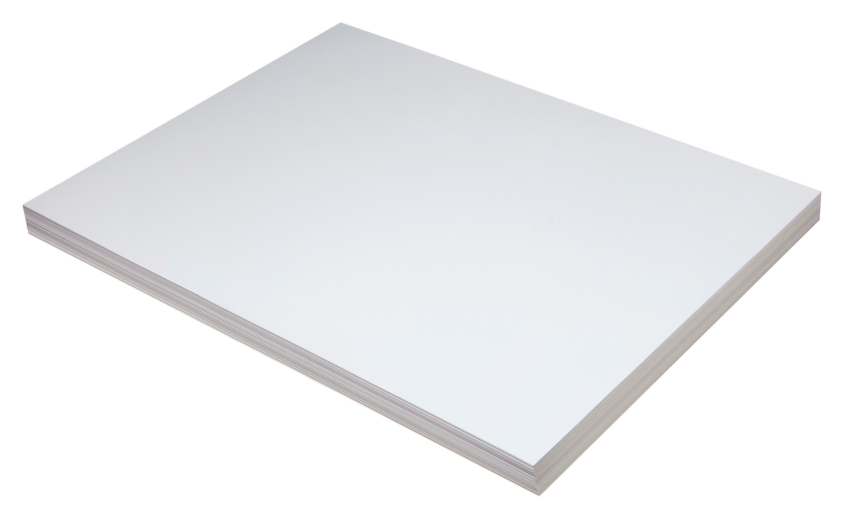Pacon Heavyweight Tagboard, 18 x 24 Inches, 11 Pt, White, Pack of 100 Item Number 085498