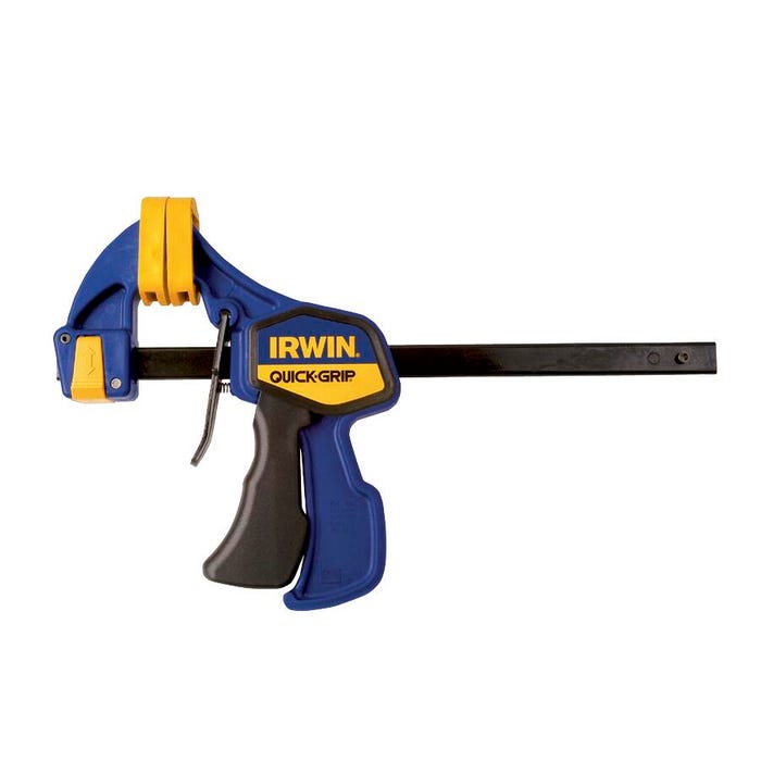 Irwin Quick-Grip SL300 Single Handed Bar Clamp, 6 in Jaw Opening, 3-1/4 in Throat Depth
