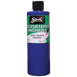 Sax Washable Versatemp Heavy Bodied Tempera Paint, Primary Blue, Pint 1592665