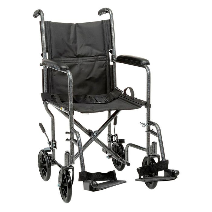 Drive Medical Lightweight Steel Transport Wheelchair