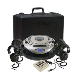 Califone Spirit 1886PLC SD 4-Person Listening Center for Classrooms 1544126