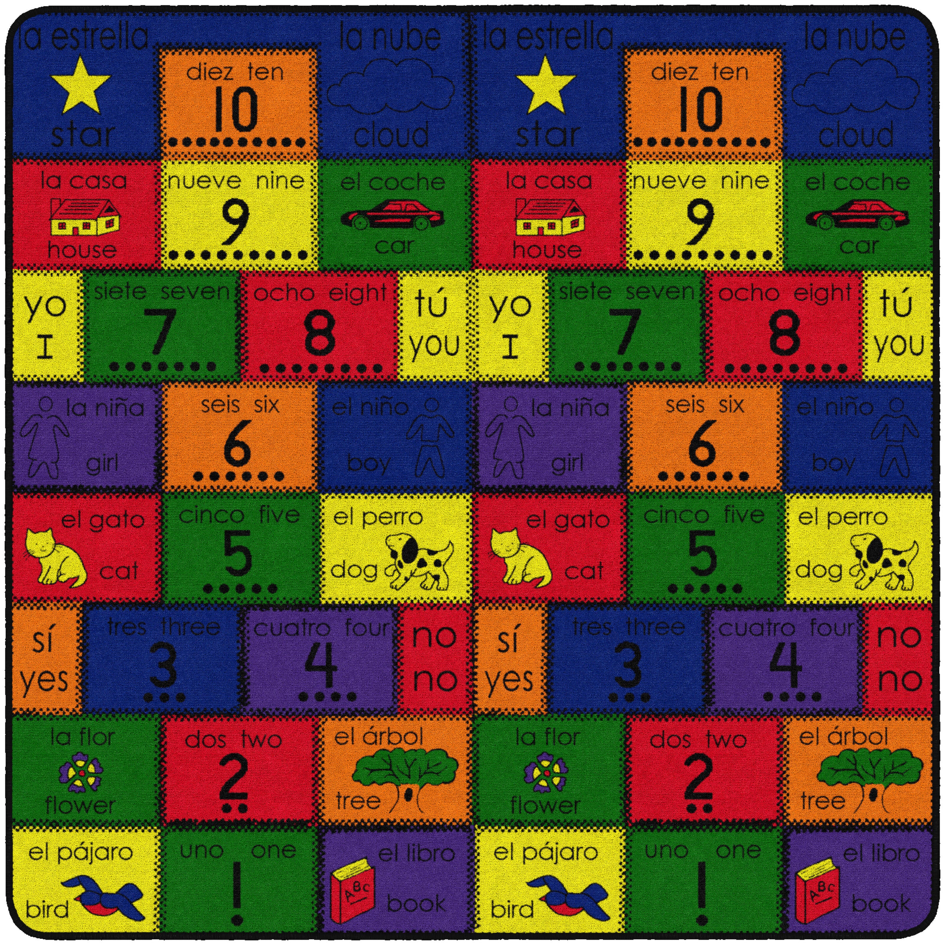 Flagship Carpets Amigos Carpet, Square 4002255