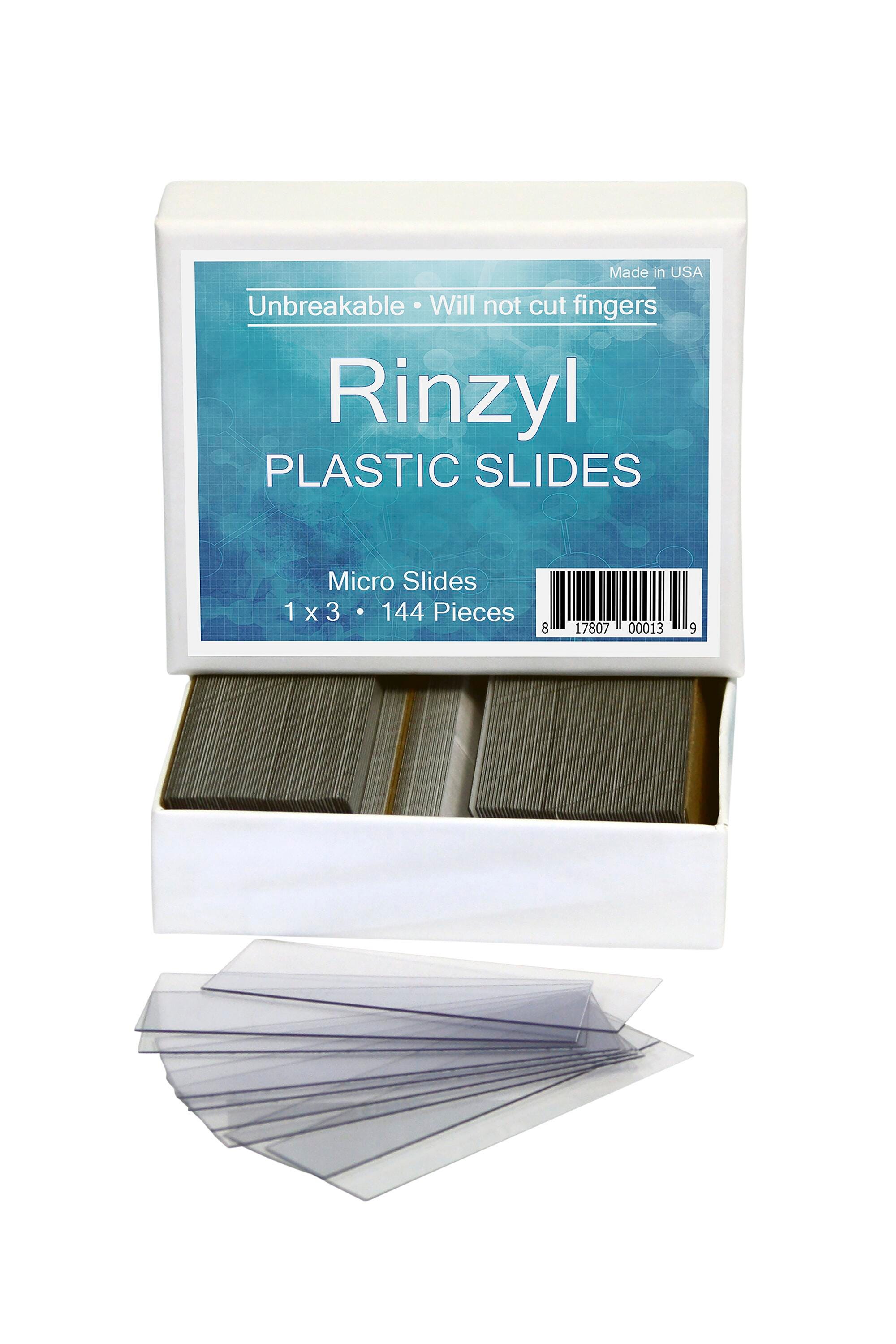 Rinzl Plastic Microscope Slides - Pack of 144 569918