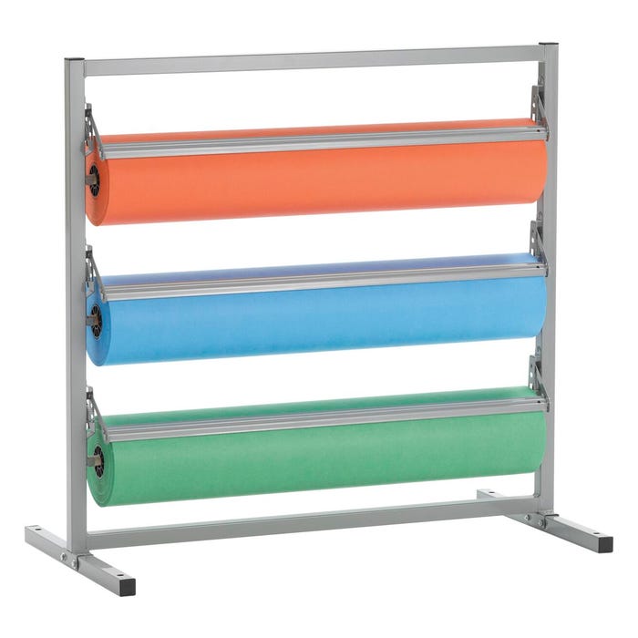 Bulman 3-Deck Unassembled Paper Tower Unit, Holds 36 Inch Rolls