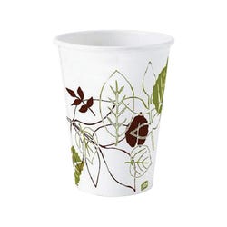 Dixie Foods Pathway Design Hot Cup, 8 oz, Poly-Lined/Paper, White, Pack of 1000, Item Number 1406897