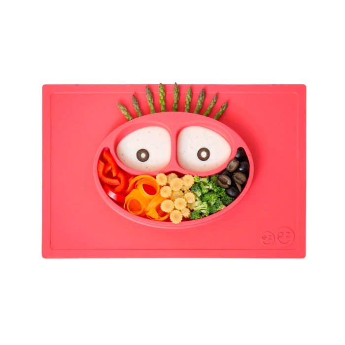 ezpz Happy Mat, 15 x 10 x 1 Inches, Coral