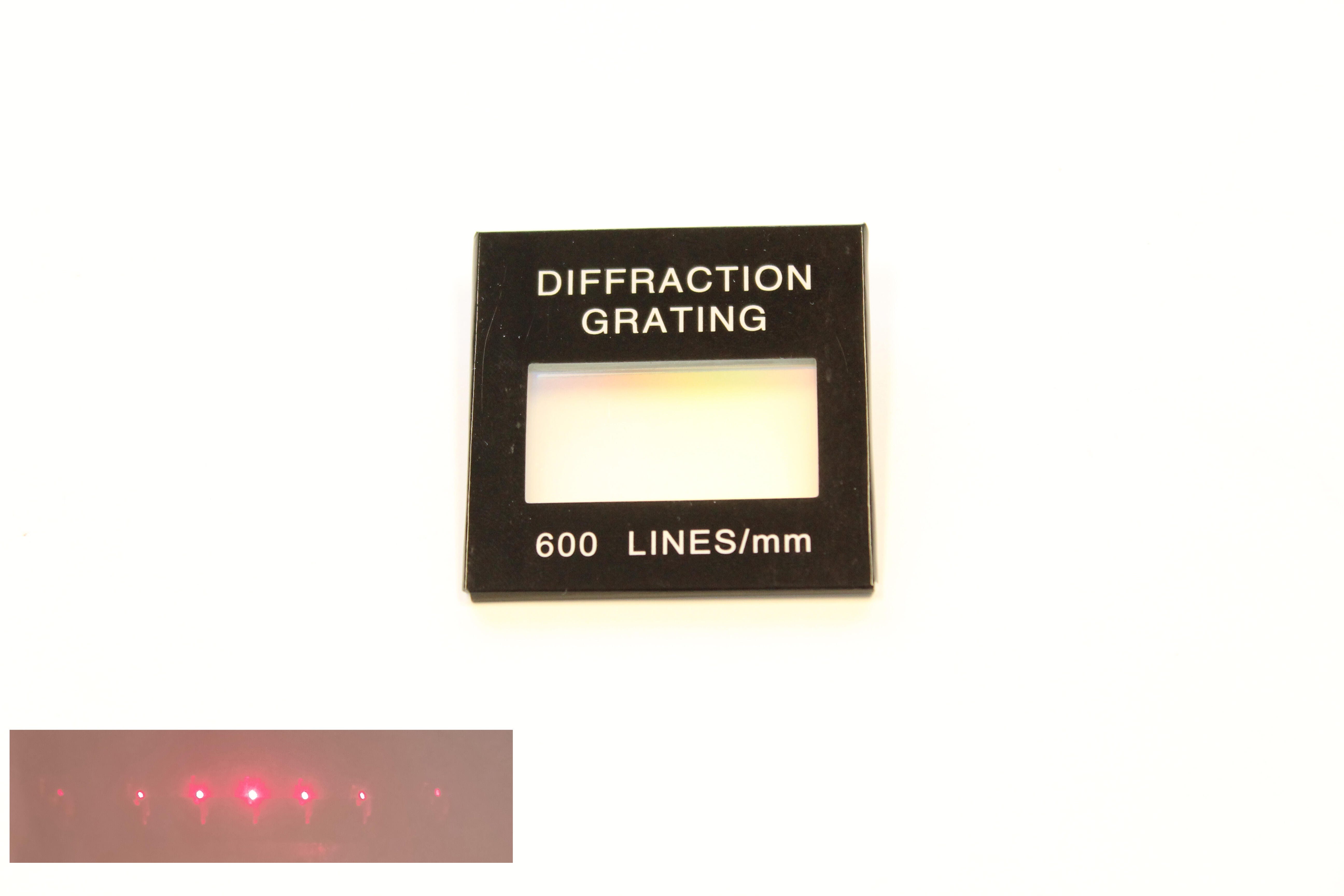 United Scientific Diffraction Grating, 600 Lines per Millimeter