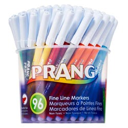 Prang Classic Art Markers, Fine Line, Assorted Colors, Set of 96 1464309