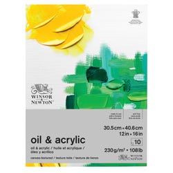 Winsor & Newton Oil & Acrylic Pad, 12 x 16 Inches, Item Number 2088924