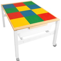 Childcraft Standard Grid Top for Small Brick Building, 42-3/8 x 30-1/8 x 2-1/16 Inches