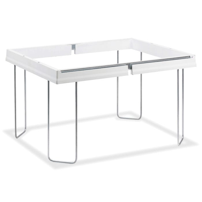 Smead Heavy-Duty Adjustable Hanging Folder Frame, Letter Size, White