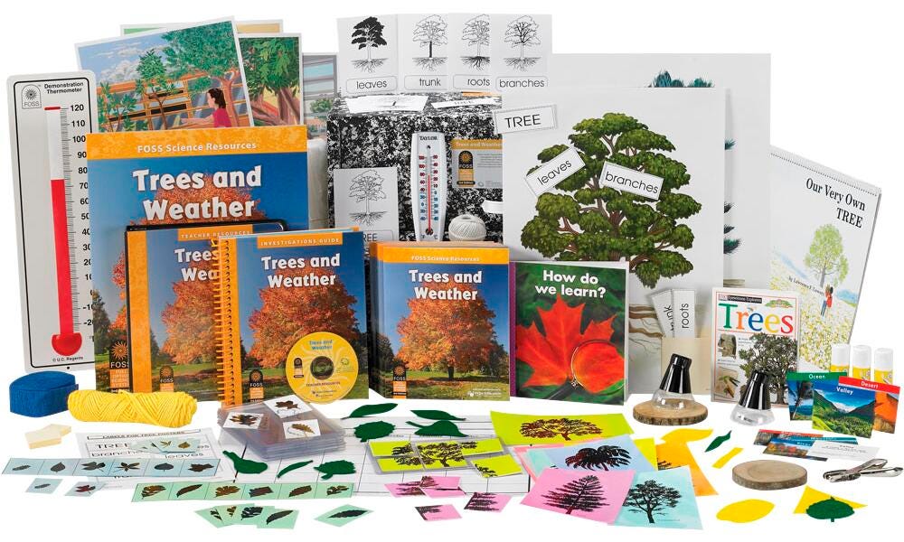Image for FOSS Third Edition Trees and Weather Complete Kit, Grade K, with 32 Seats Digital Access from School Specialty