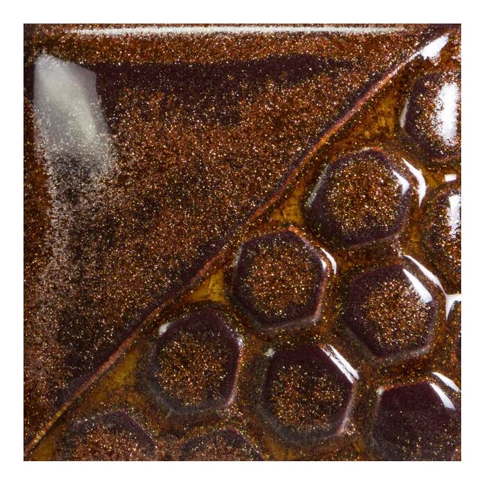 Mayco Elements Glaze, EL-121 Copper Adventurine, Opaque, Pint