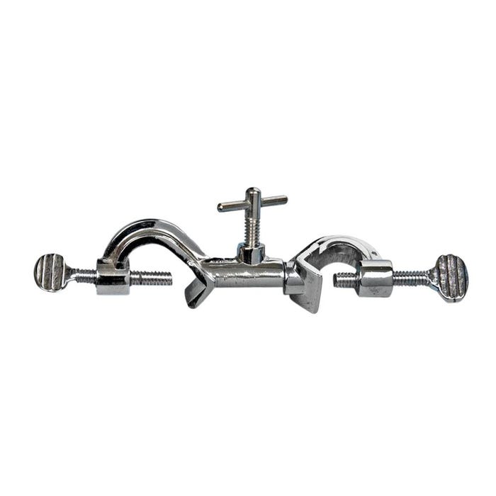 United Scientific Swivel Clamp, 4.5 L in, Steel, Chrome Plated