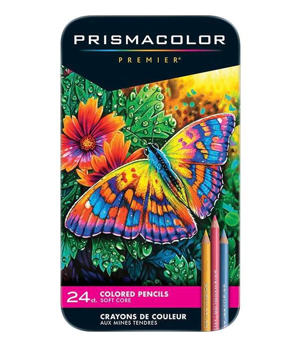 Prismacolor Premier Soft Core Colored Pencil Sets, Assorted Colors, Set of 24 002430