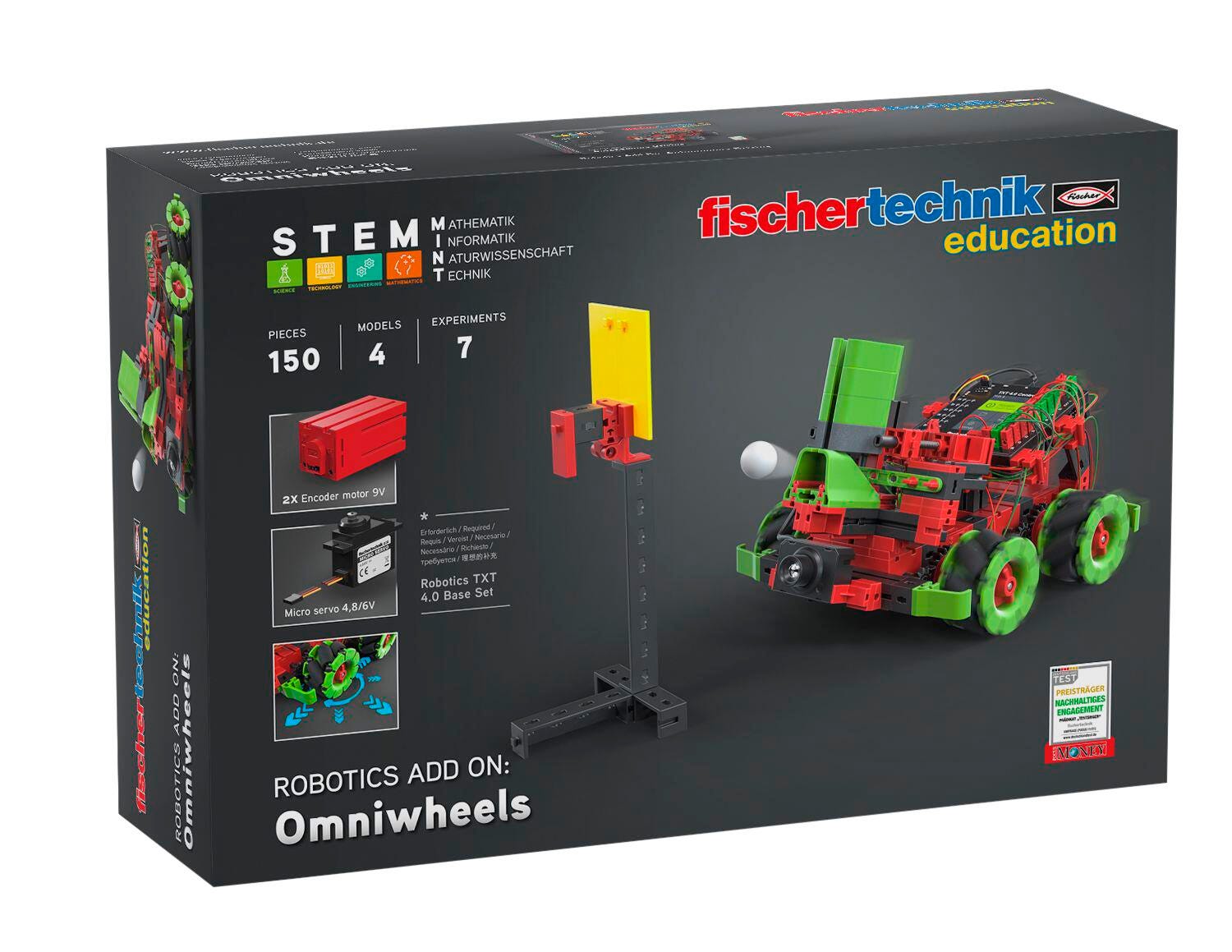 Image for Fischertechnik Robotics Add-On: Omniwheels from School Specialty