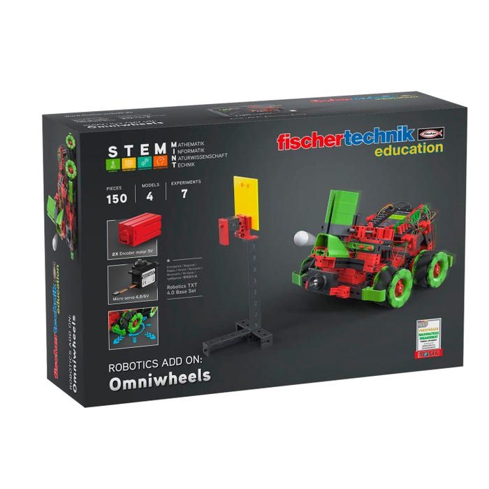 Fischertechnik Robotics Add-On: Omniwheels