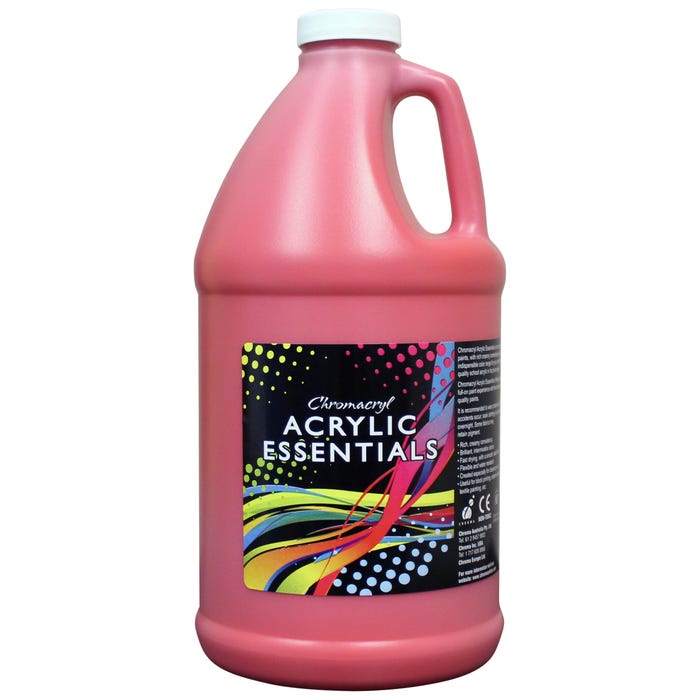 Chromacryl Acrylic Essentials, Warm Red, Half Gallon