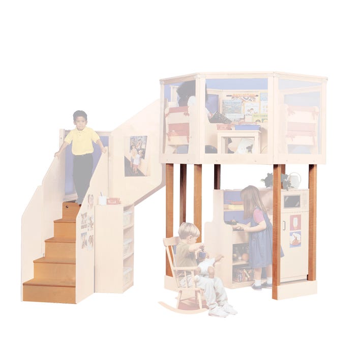 Childcraft Loft Height Extending Package for Indoor Play Lofts, 14 Inches