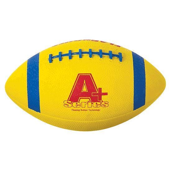 Image for FlagHouse A+ Series Football, Youth Size, Yellow/Blue from School Specialty
