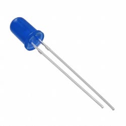 Eisco Labs LED (Light Emitting Diode) 5 Millimeters, Blue, Pack of 10 2156090