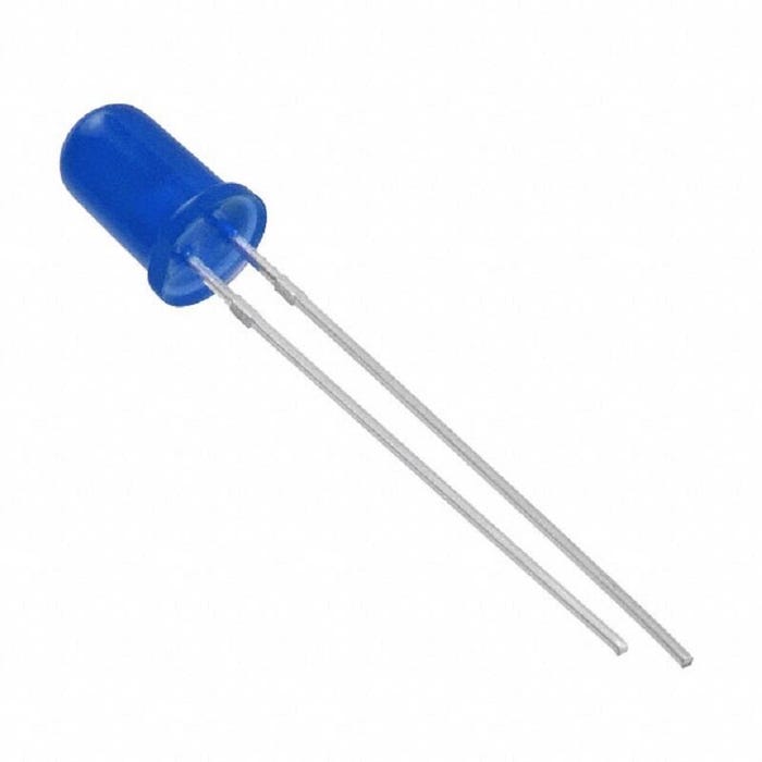 Eisco Labs LED, 5 Millimeters, Blue, Pack of 10