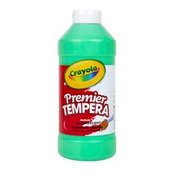 Crayola Premier Tempera Paint, 1 Pint Bottle, Fluorescent Green