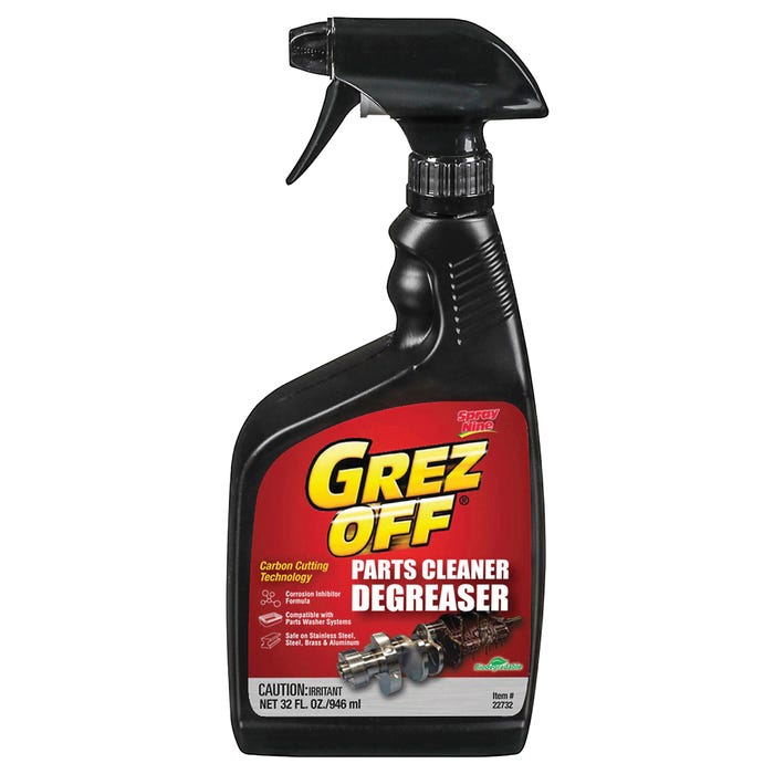 Spray Nine Grez-Off Biodegradable Heavy Duty Degreaser, 32 Ounces