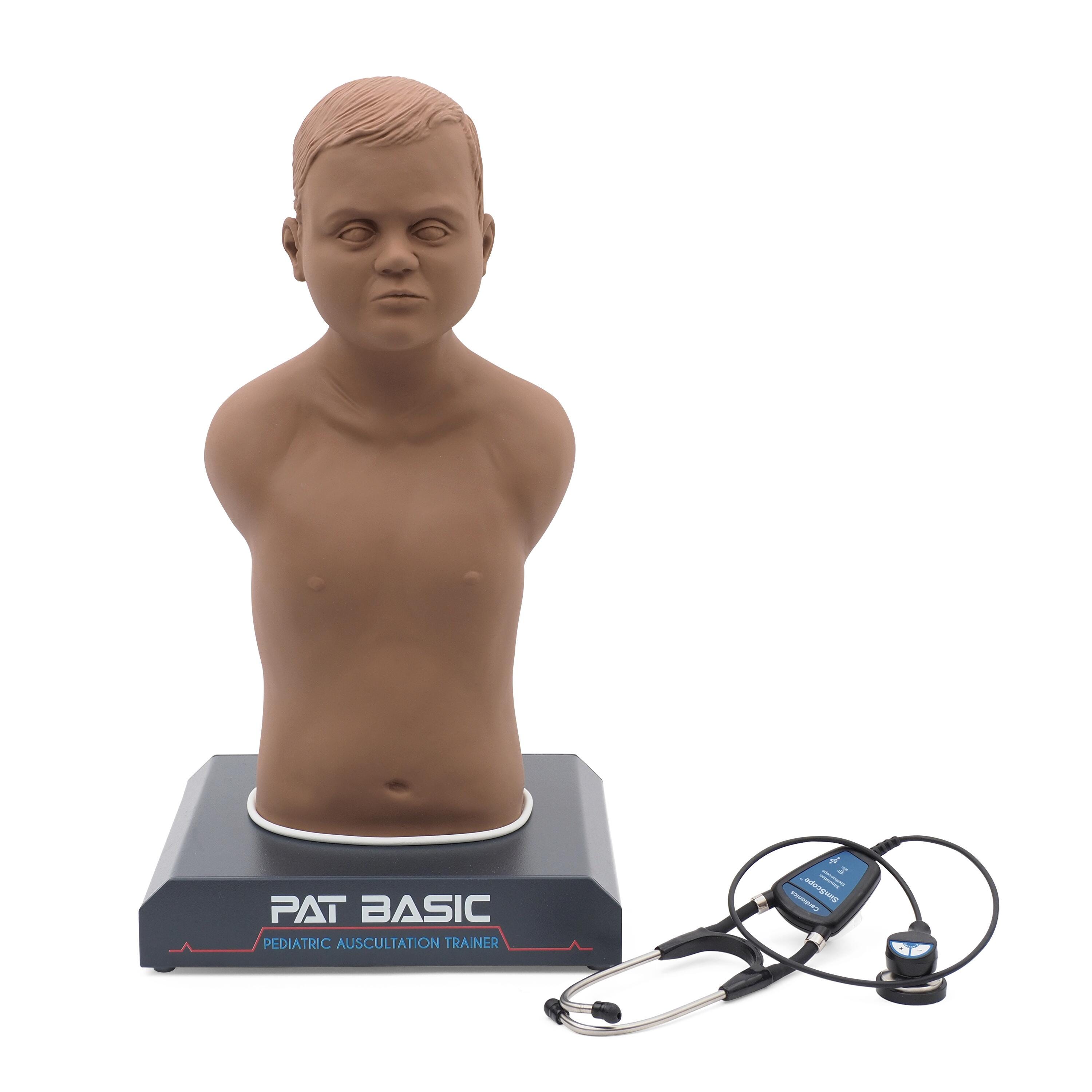 PAT Basic® Pediatric Auscultation Manikin - Dark