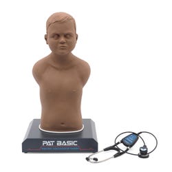 PAT Basic Pediatric Auscultation Manikin, Dark