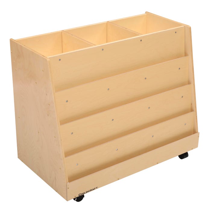 Childcraft Mobile Book Stand and Browser, Double-Sided, 36 x 20 x 30 Inches