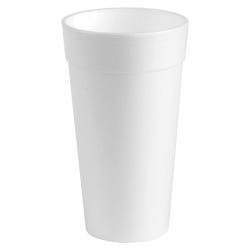Genuine Joe Cup, 24 oz, White, Carton of 300, Item Number 1499468