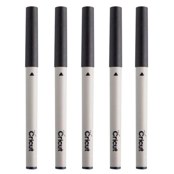 Cricut Multi-Tip Pen Set, Black, Set of 5, Item Number 2089366
