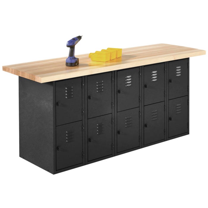 Diversified Woodcrafts Wall Bench, 120 x 24 x 32-3/4 Inches