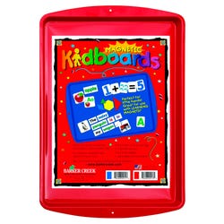 Barker Creek Learning Magnets Kidboard Red, 9 x 13 Inches, Item Number 2026390
