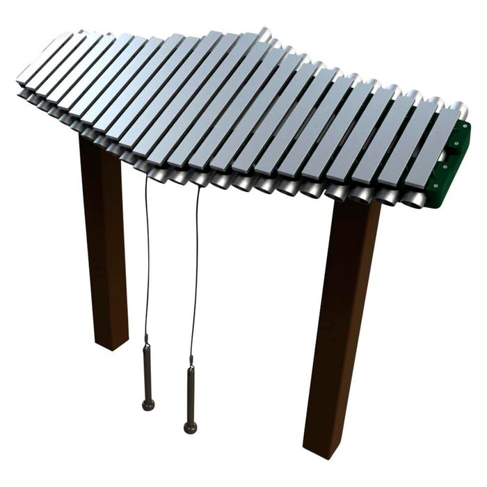 Freenotes Harmony Park Pegasus Playground Instrument, In-Ground Mount, 66 x 12 x 12 Inches