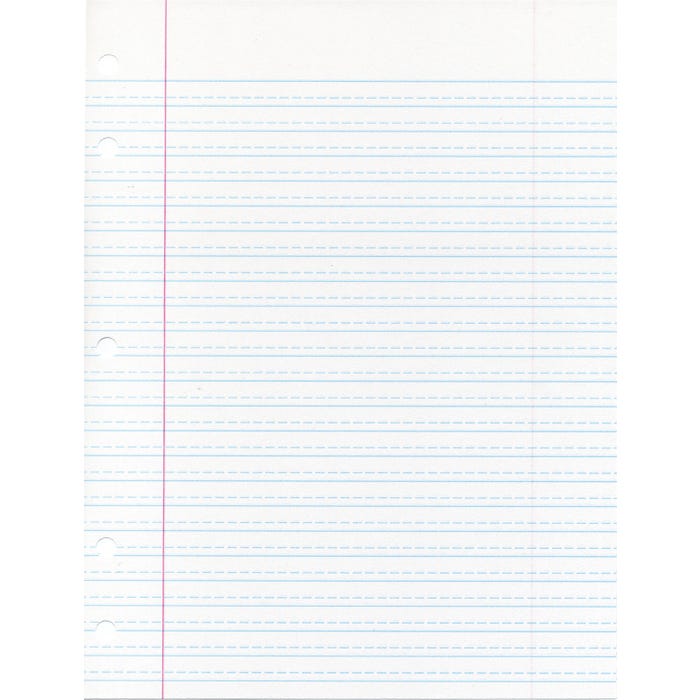 School Smart Ruled Cursive Handwriting Paper with Margin, 8 x 10-1/2 Inches, 500 Sheets