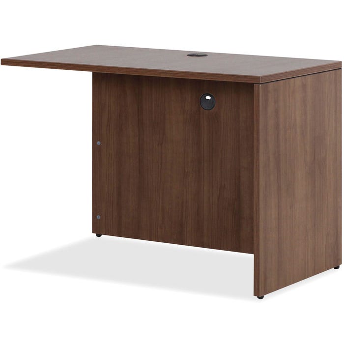 Lorell Walnut Laminate Office Suite Desking, Return, 47-1/4 x 23-5/8 x 29-1/2 Inches, Walnut