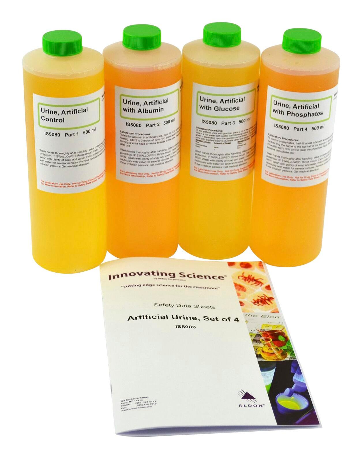 Image for Innovating Science Urine Artificial Set of 4 from School Specialty