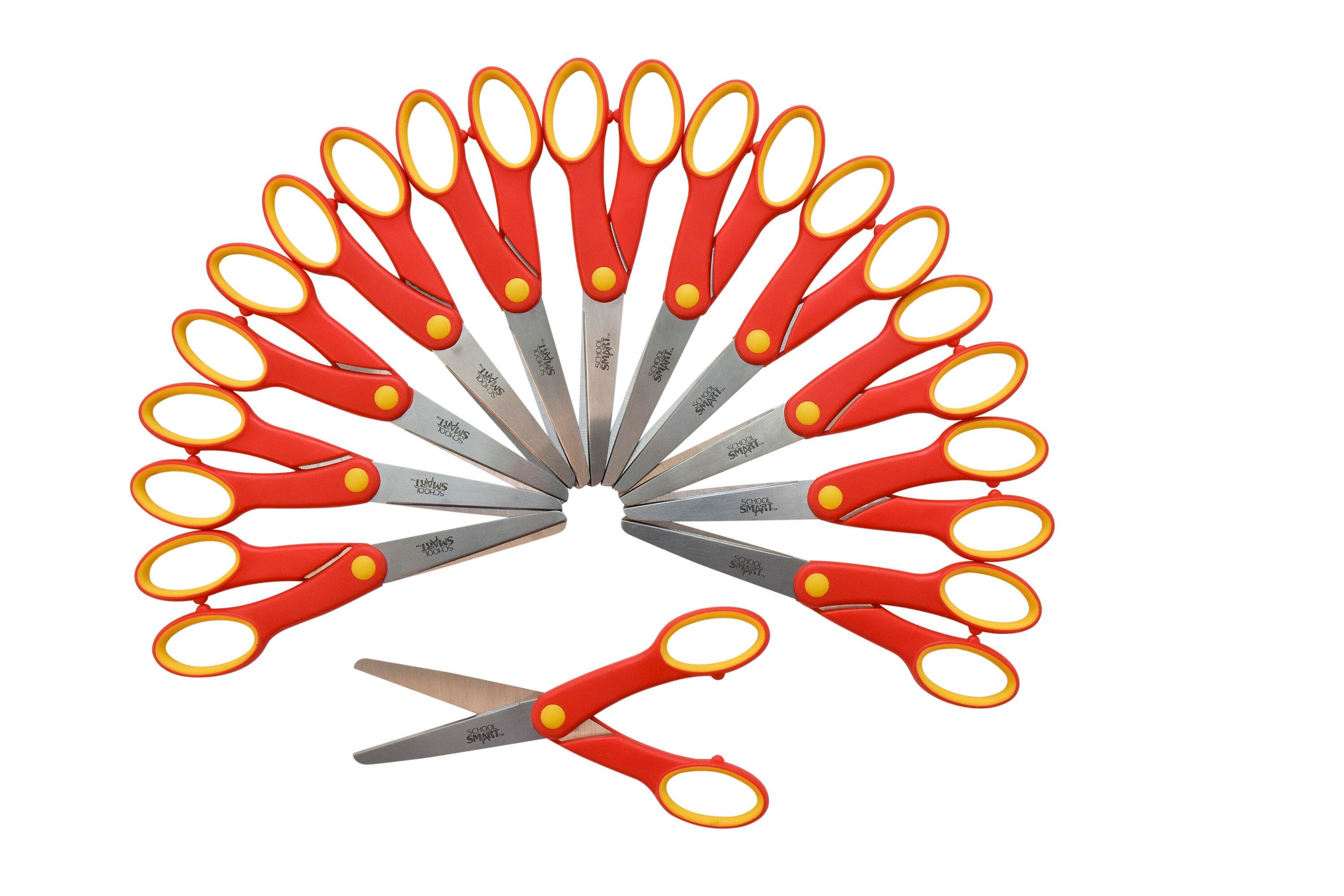 School Smart Blunt Tip Scissors, 6-1/4 Inches, Pack of 12 086342