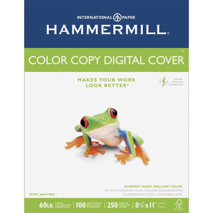 Hammermill Copy Paper, 8-1/2 x 11 Inches, 60 lb, White, 250 Sheets