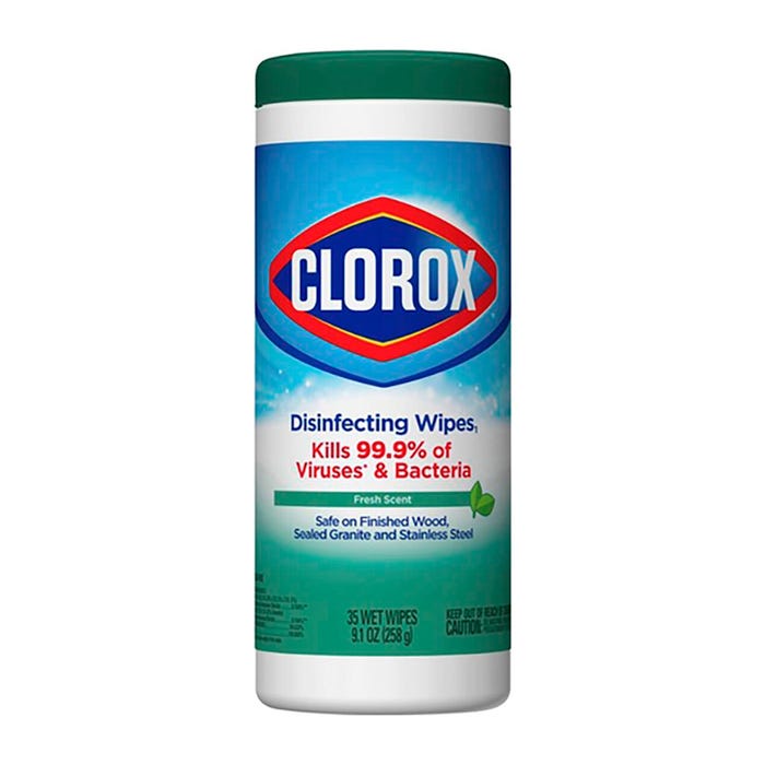 Clorox Disinfecting Wipes, Bleach Free, Fresh Scent, 35 count