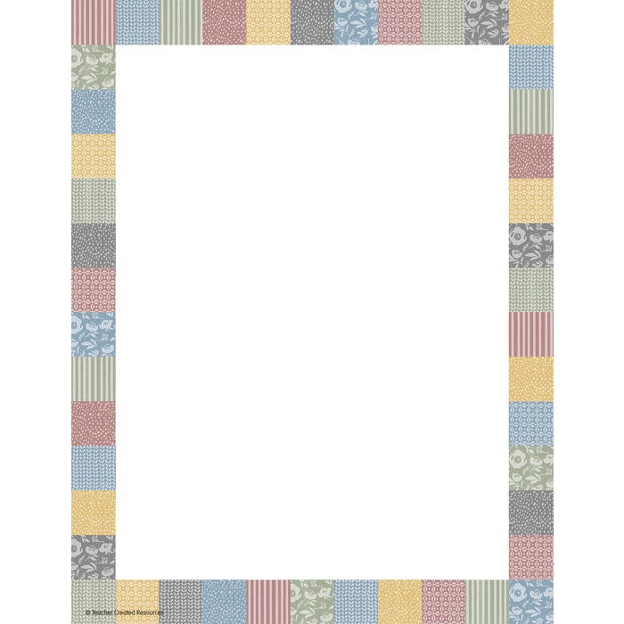 Teacher Created Resources Classroom Cottage Computer Paper, 8-1/2 x 11 Inches, 50 Sheets