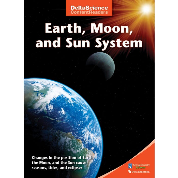 Delta Science Content Readers Earth, Moon and Sun Red Book, Pack of 8