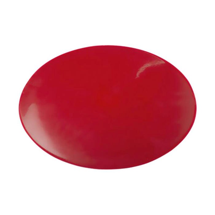 Dycem Non-Slip Circular Material Pad, 10 Inch Diameter, Red