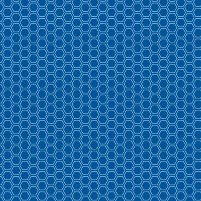 Maywood Studio Cotton Fabric by the Bolt - Blue Honeycomb