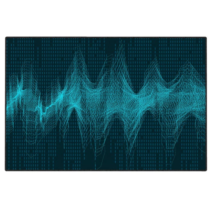 Classroom Select Sound Wave Accent Rug