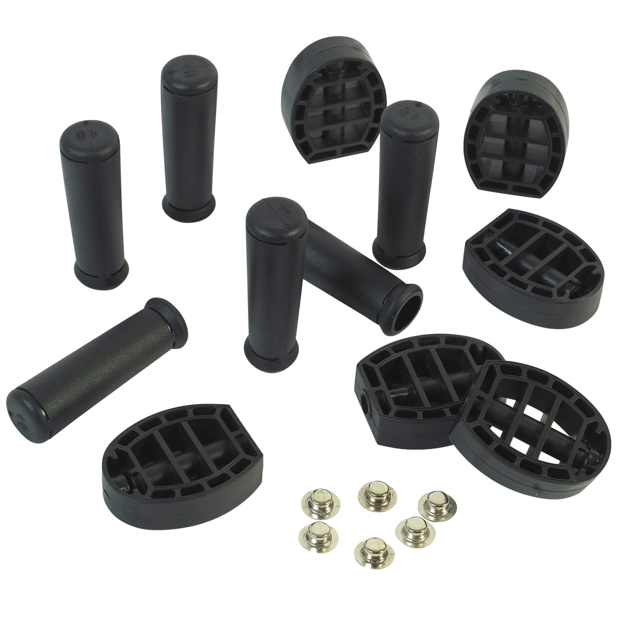Angeles ClassicRider Black Pedal & Handgrip Replacement Set 2146455