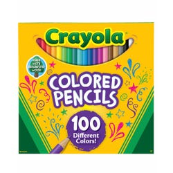 Crayola Colored Pencils, Assorted Colors, Set of 100 1561455